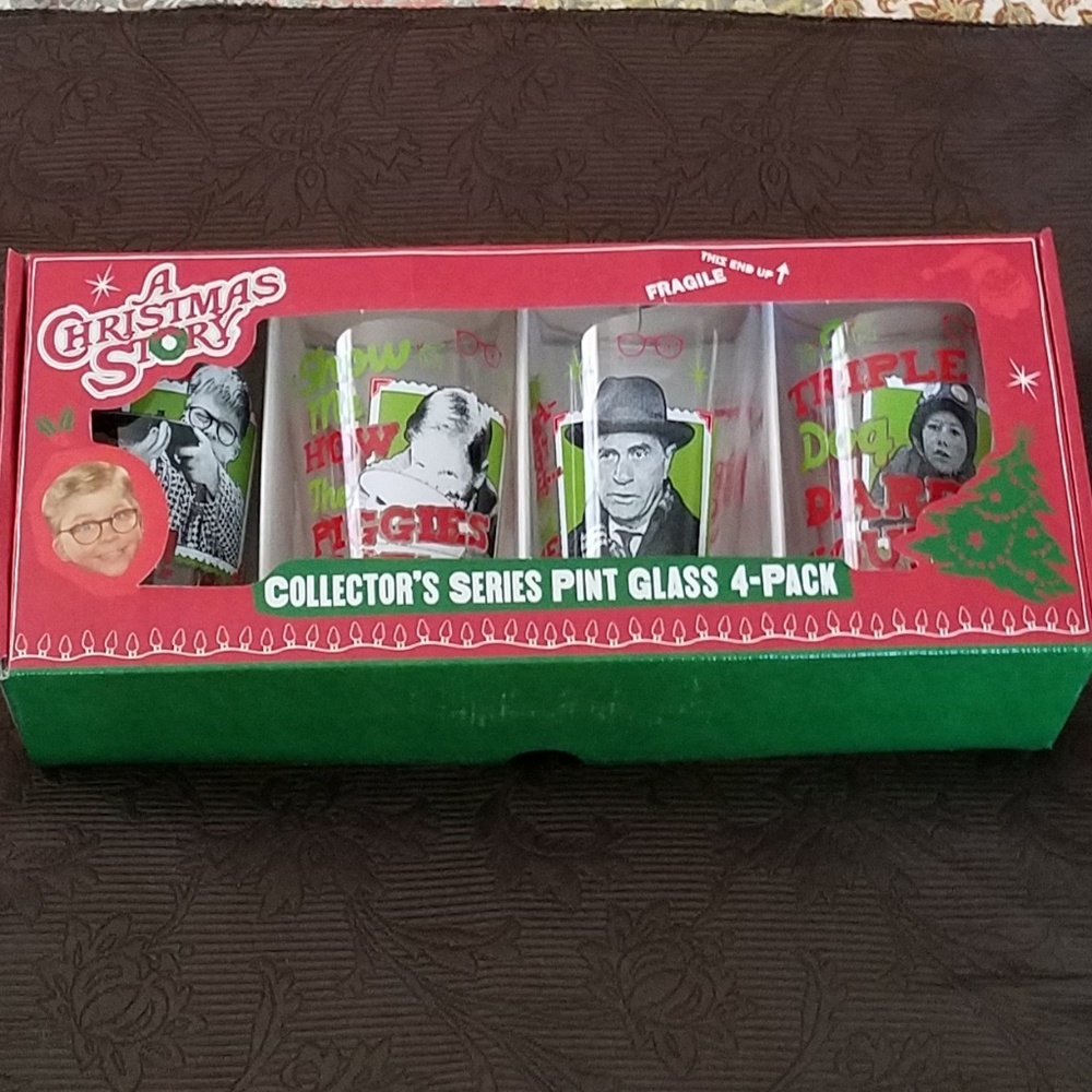 NIB/NWT A Christmas Story Collector Glass Set